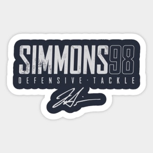 Jeffery Simmons Tennessee Elite Sticker